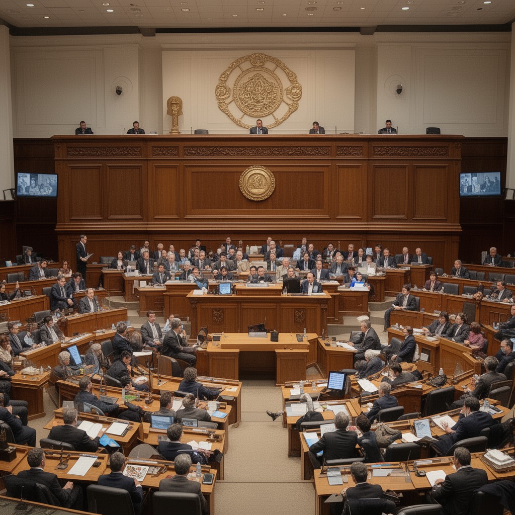 AI-generated illustration of Legislative Council of Hong Kong