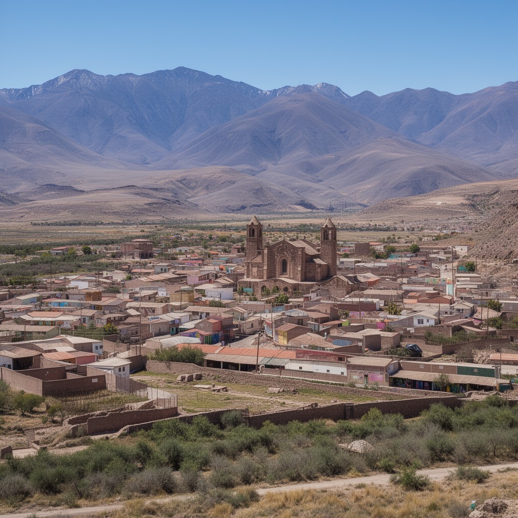 AI-generated illustration of Santa María
