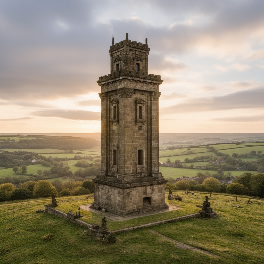 AI-generated illustration of Peel Monument