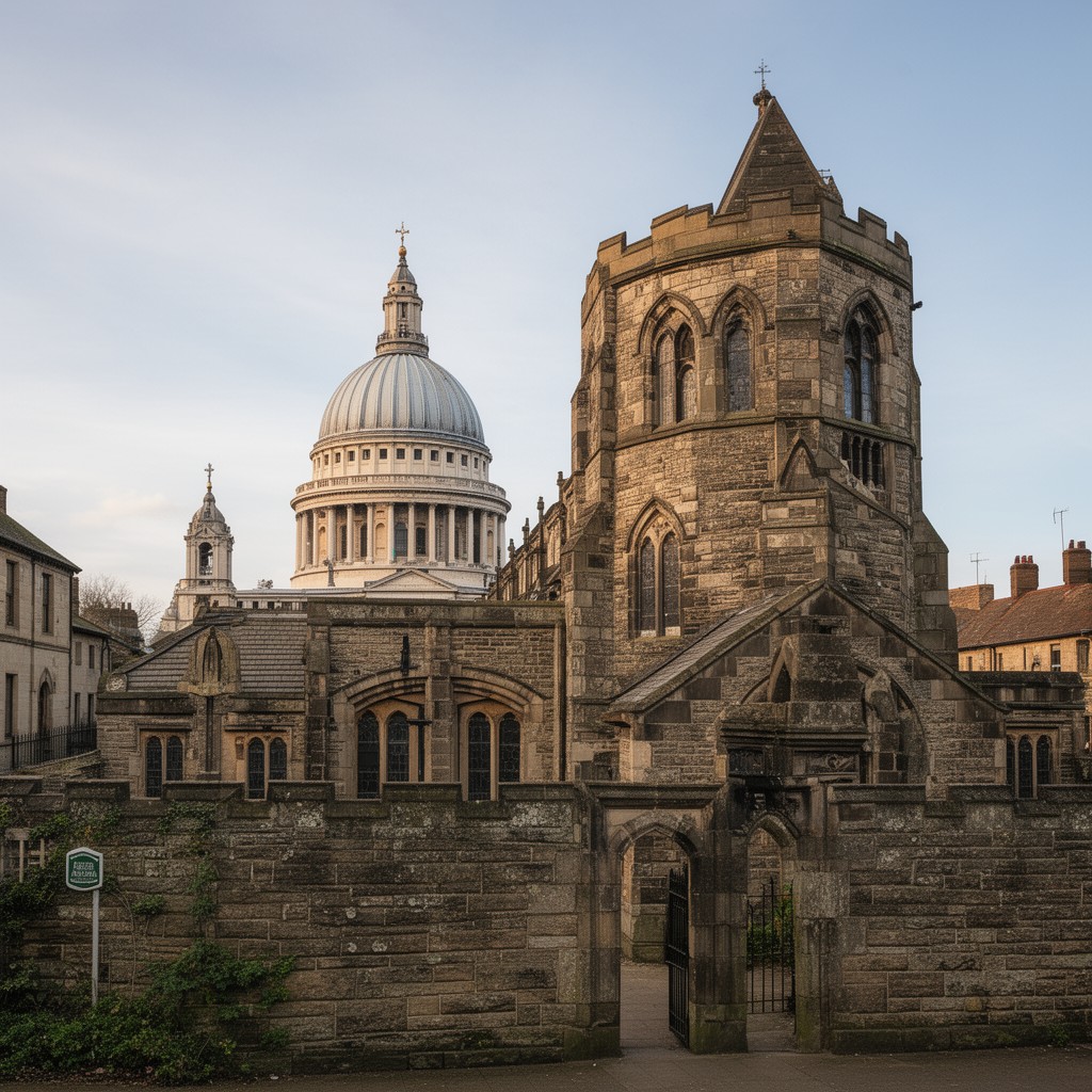 AI-generated illustration of St Paul’s Church, Ramsbottom