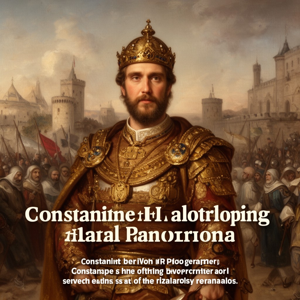 AI-generated illustration of Constantine XI Palaiologos