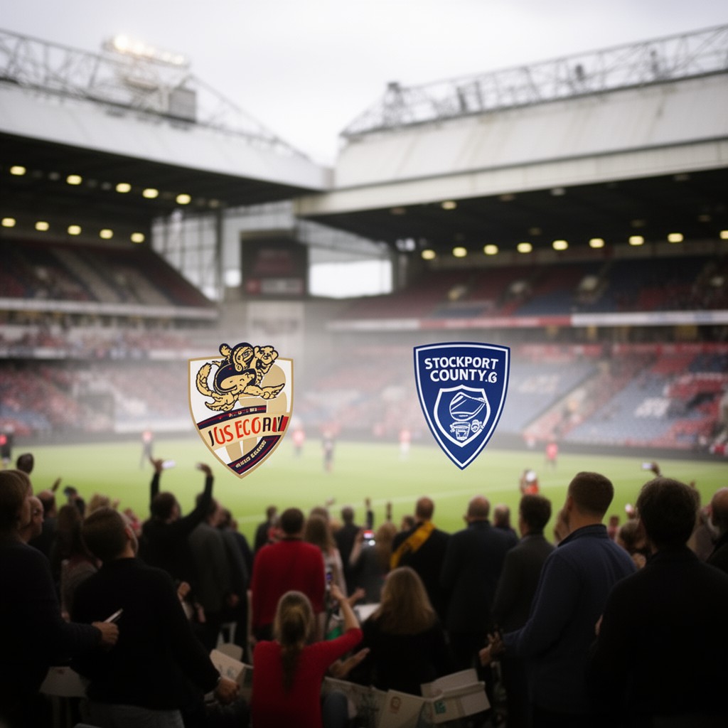 AI-generated illustration of Stockport County F.C.