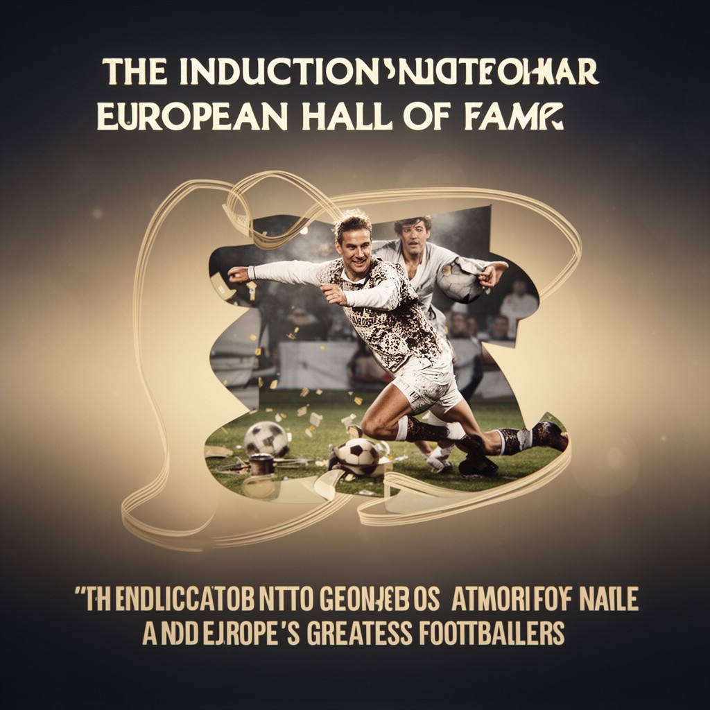 AI-generated illustration of Induction into European Hall of Fame