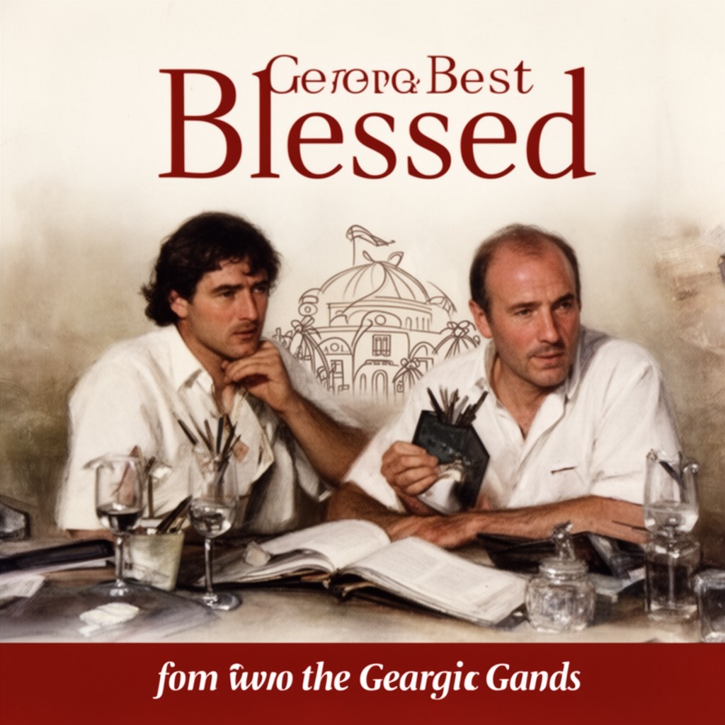 AI-generated illustration of autobiography "Blessed"