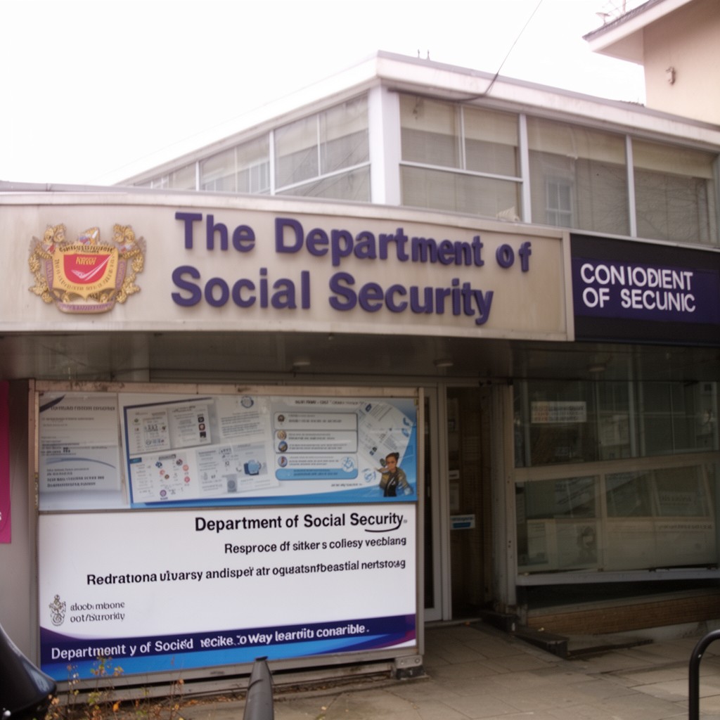 AI-generated illustration of Department of Social Security