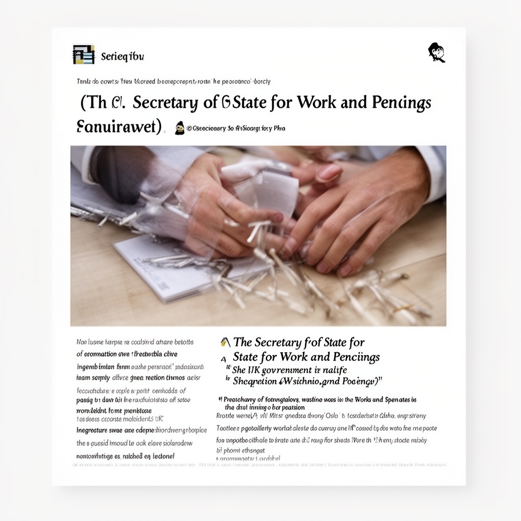 AI-generated illustration of Secretary of State for Work and Pensions