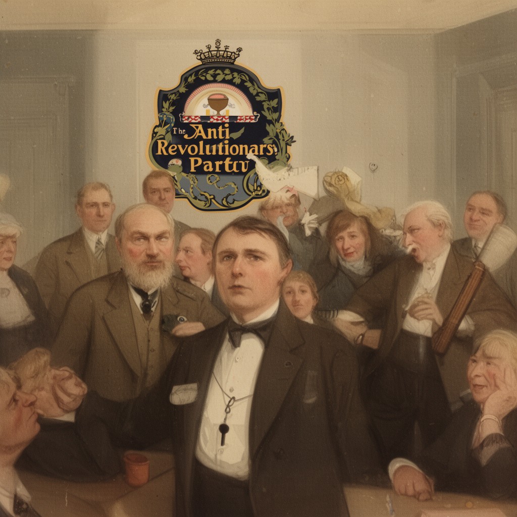 AI-generated illustration of Anti-Revolutionary Party