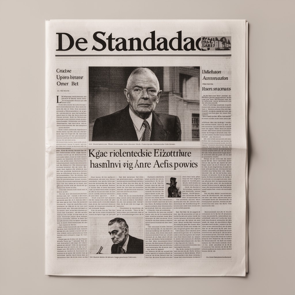 AI-generated illustration of De Standaard