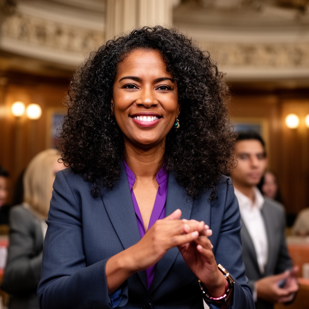 AI-generated illustration of London Breed