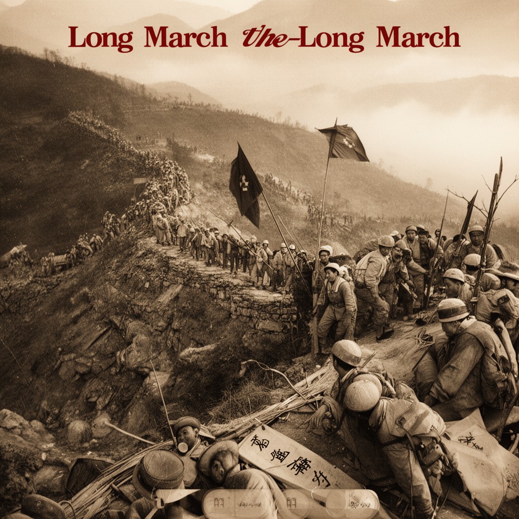 AI-generated illustration of Long March