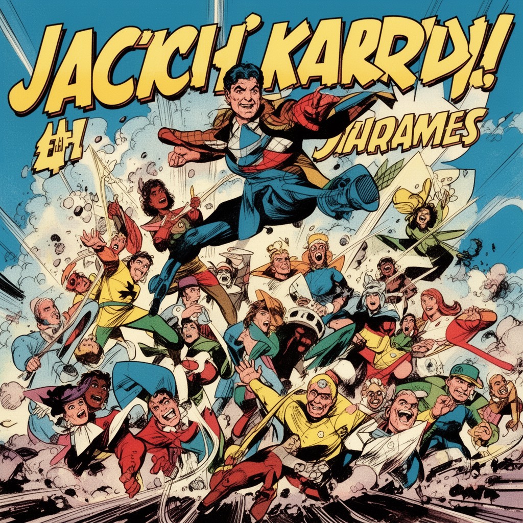 AI-generated illustration of Jack Kirby