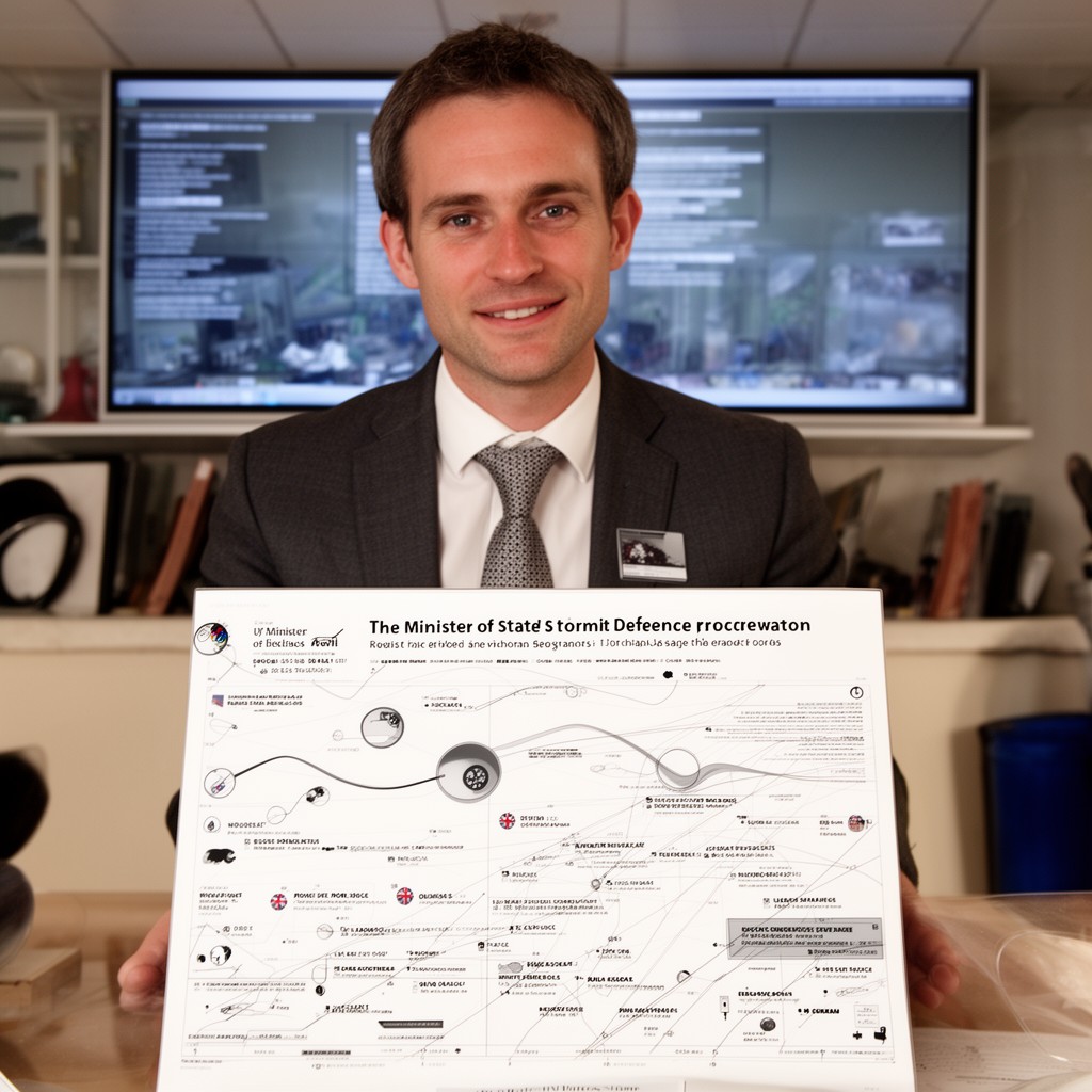 AI-generated illustration of Minister of State for Defence Procurement