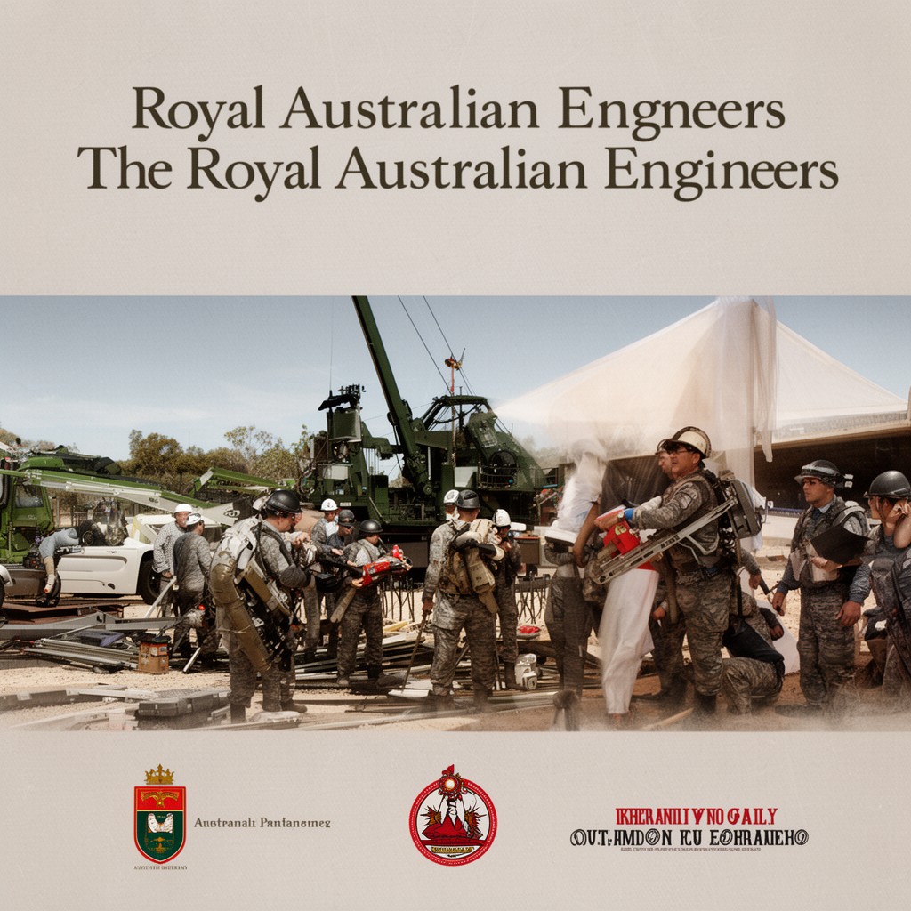 AI-generated illustration of Royal Australian Engineers