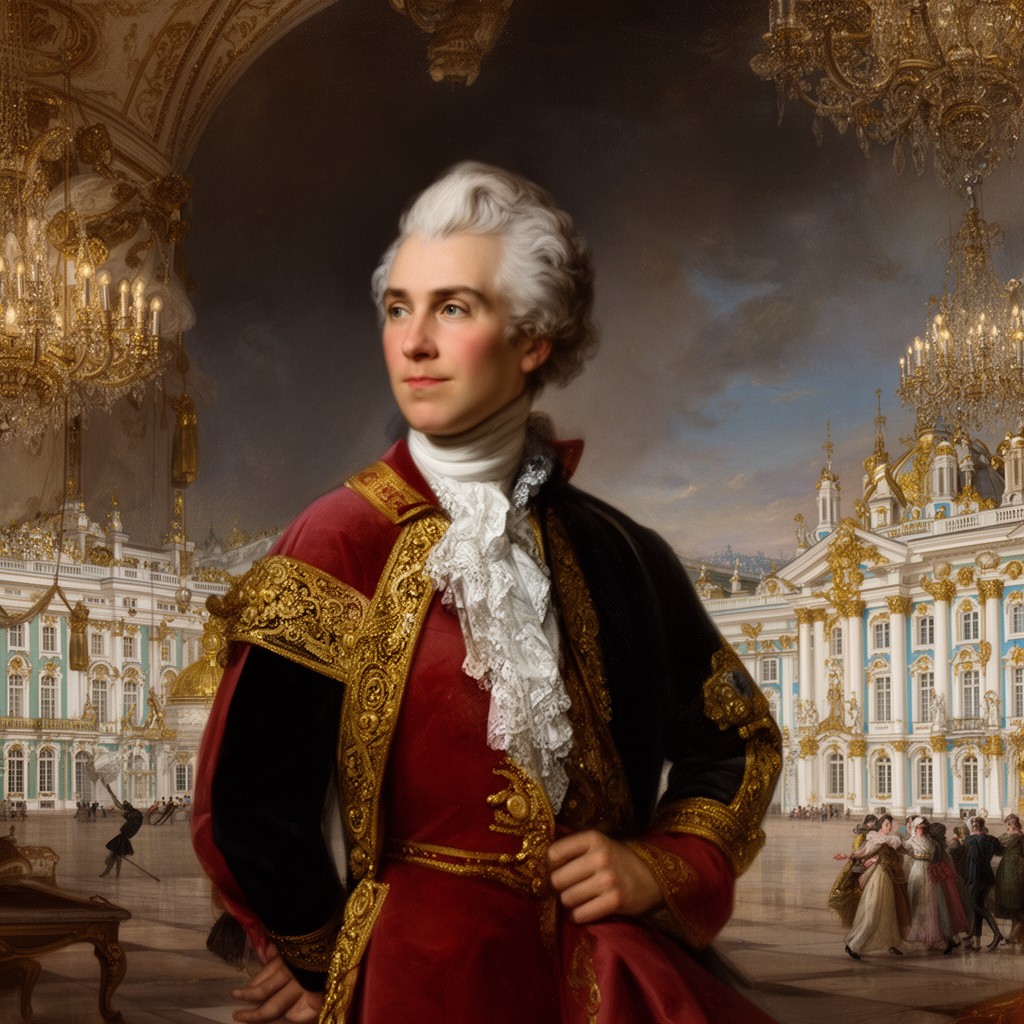 AI-generated illustration of Bartolomeo Rastrelli