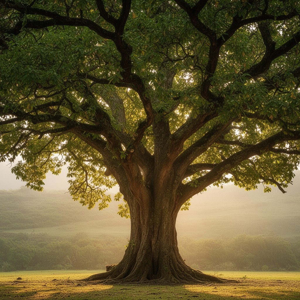 AI-generated illustration of Bodhi tree