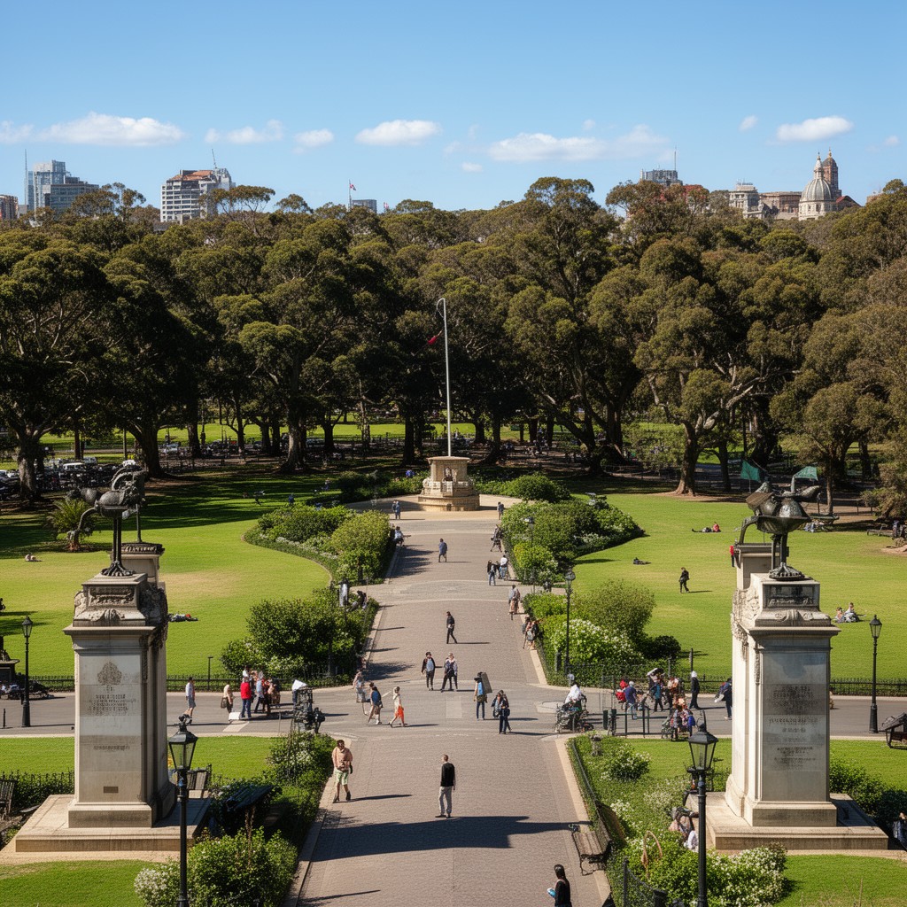 AI-generated illustration of Hyde Park