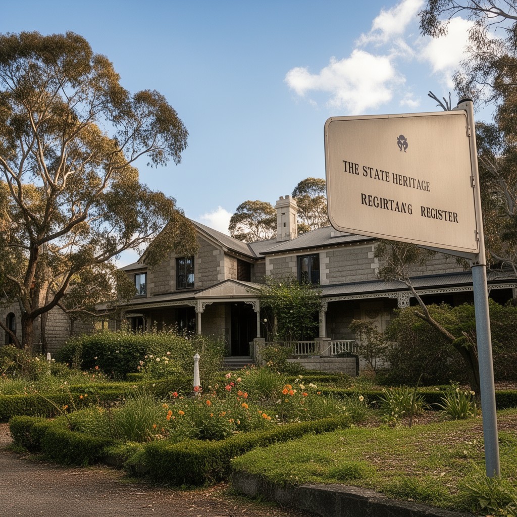 AI-generated illustration of State Heritage Register listing (New South Wales)