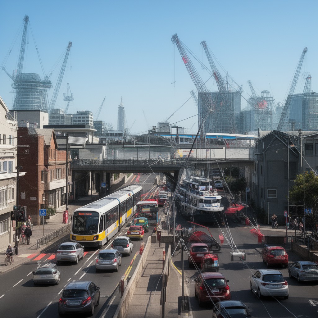 AI-generated illustration of Transport for NSW