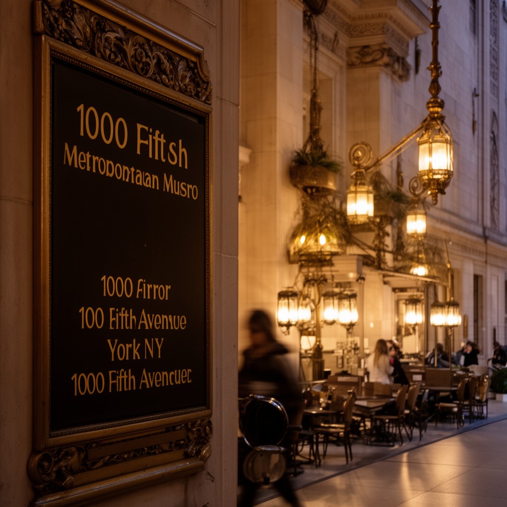 AI-generated illustration of 1000 Fifth Avenue, New York, NY