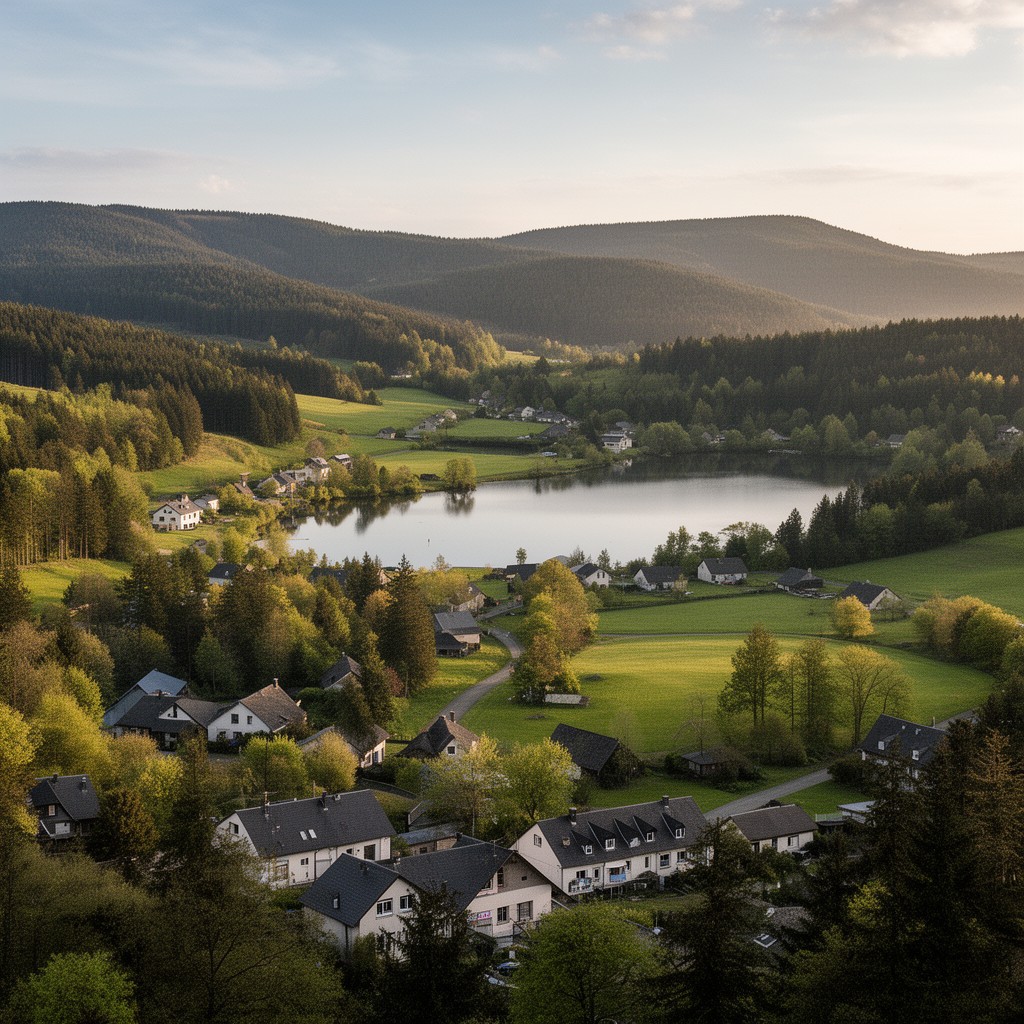 AI-generated illustration of Bütgenbach