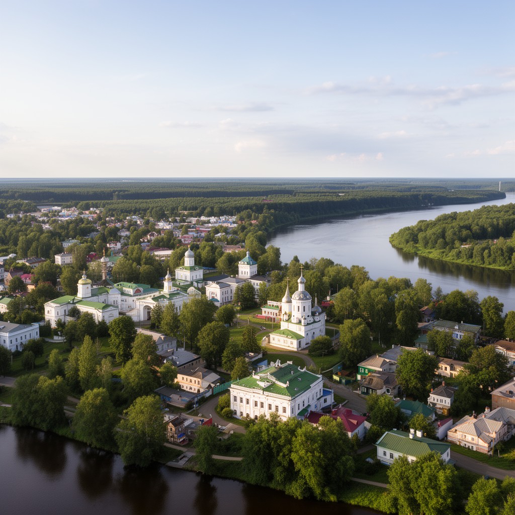 AI-generated illustration of Kostroma Oblast