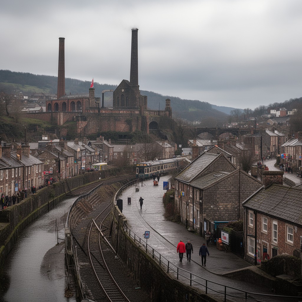 AI-generated illustration of Stalybridge