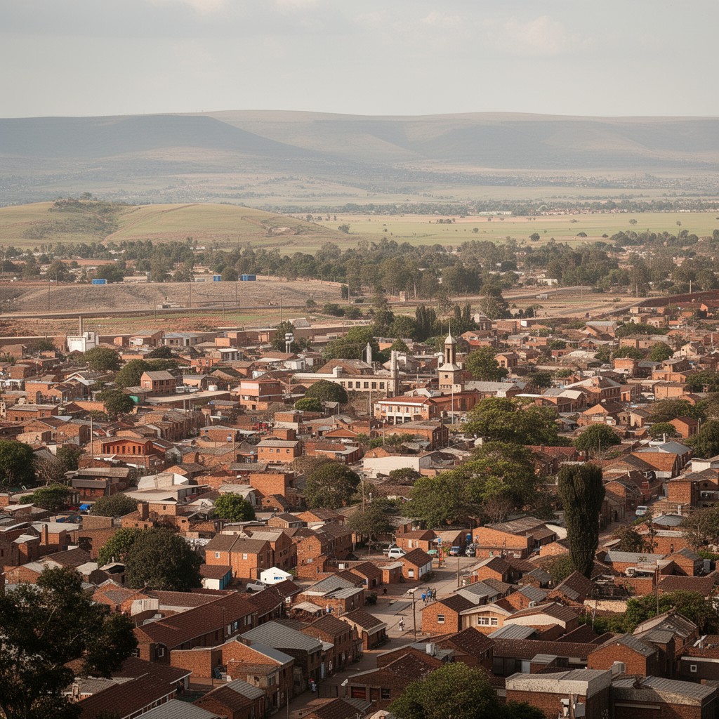 AI-generated illustration of Krugersdorp
