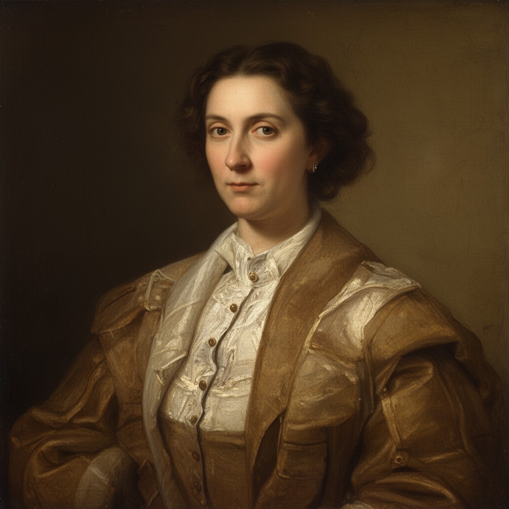 AI-generated illustration of Maria Elisabeth Lämmerhirt