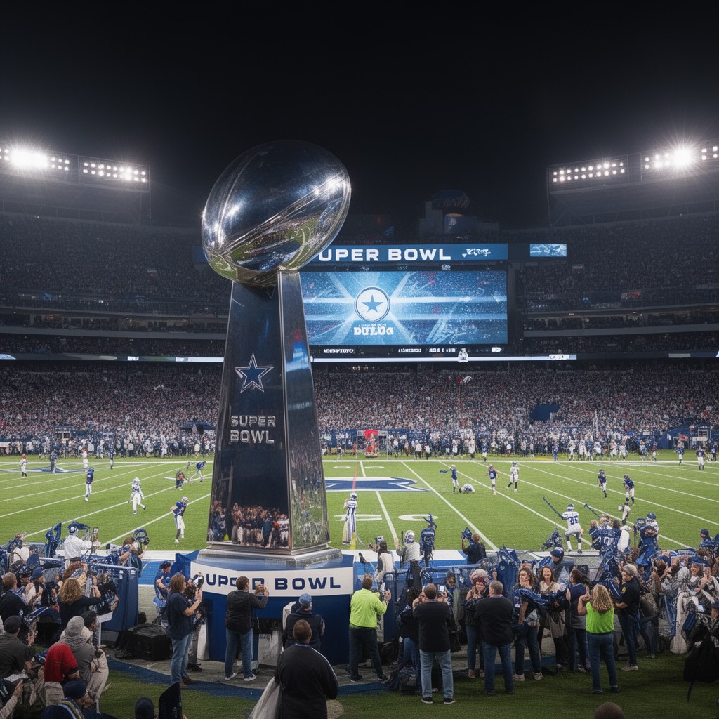AI-generated illustration of Super Bowl XXVIII