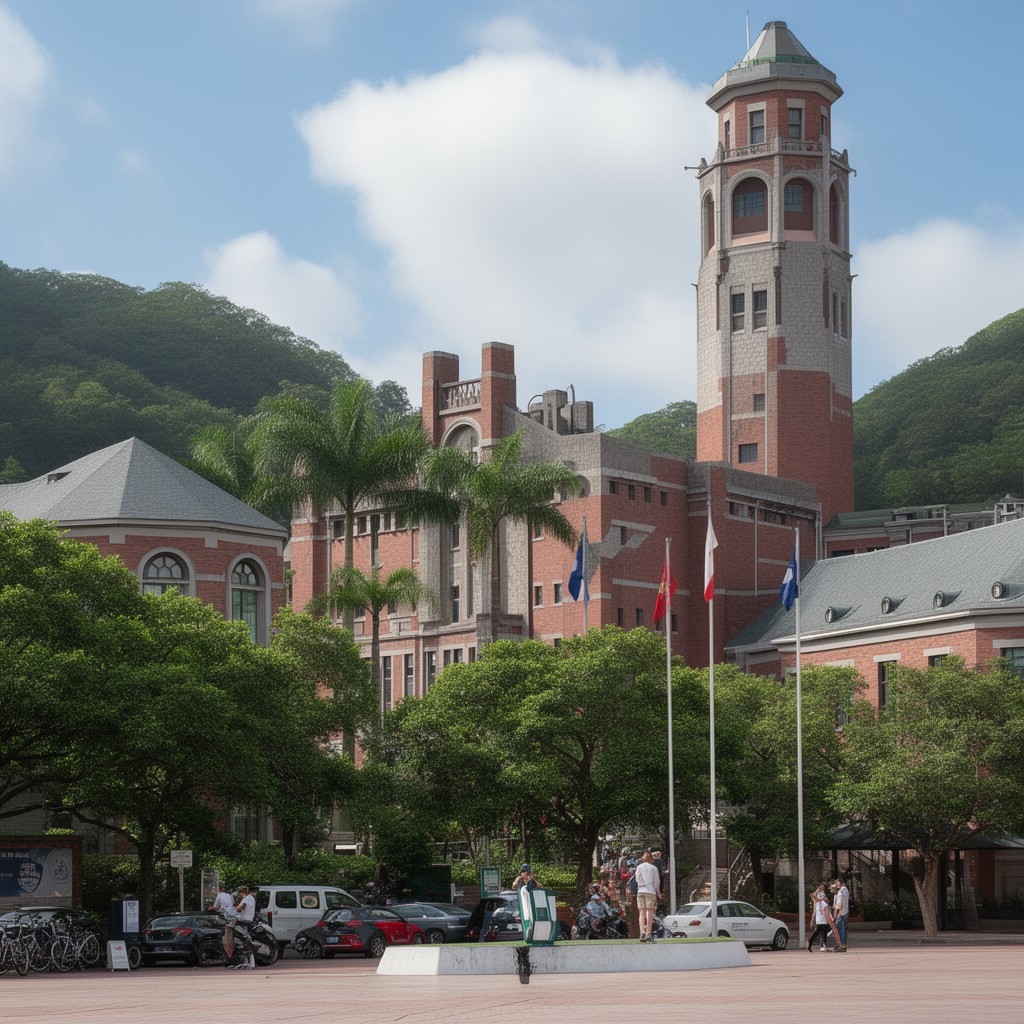 AI-generated illustration of The Chinese University of Hong Kong