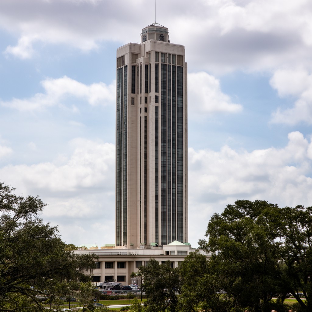 AI-generated illustration of New Capitol Building