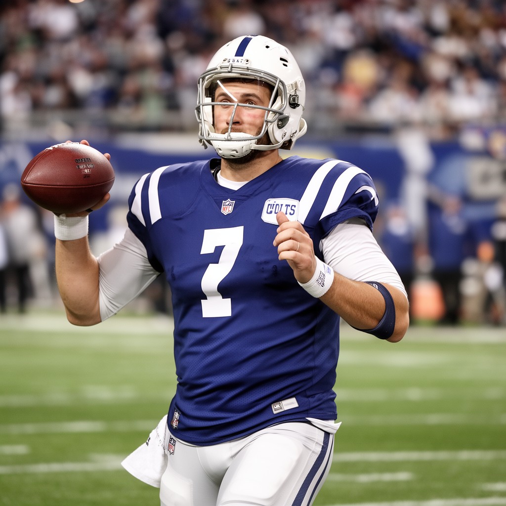 AI-generated illustration of Andrew Luck