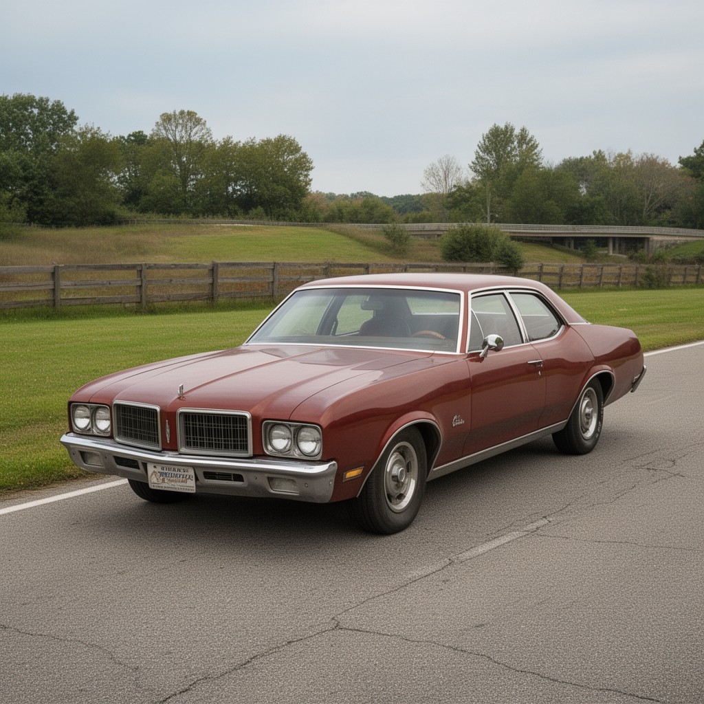AI-generated illustration of Oldsmobile Cutlass
