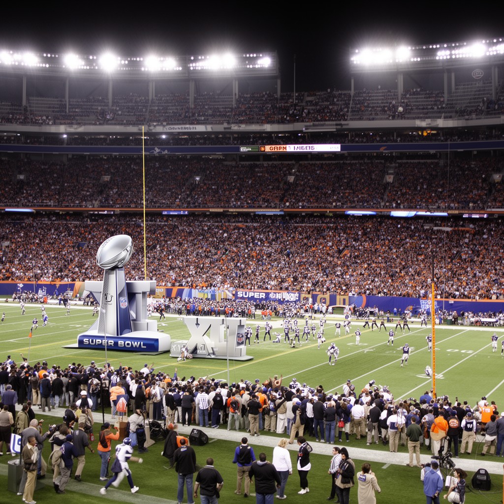 AI-generated illustration of Super Bowl XLI