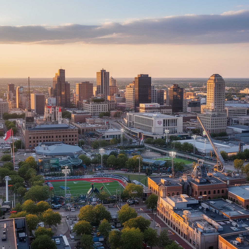 AI-generated illustration of Indianapolis