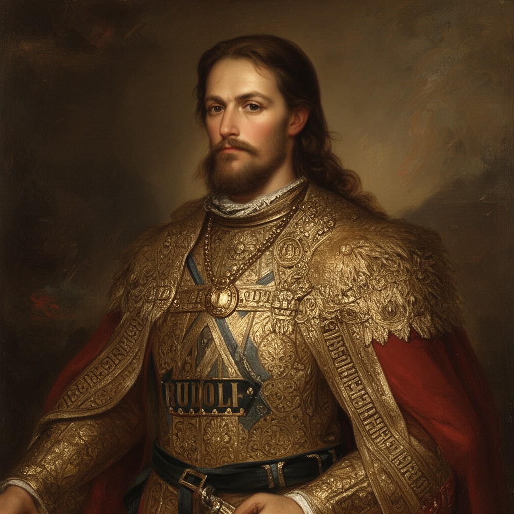 AI-generated illustration of Rudolf I of Germany