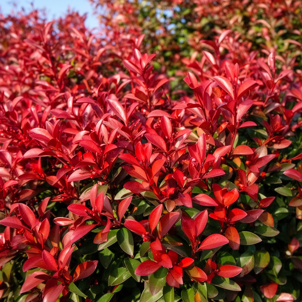 AI-generated illustration of Photinia
