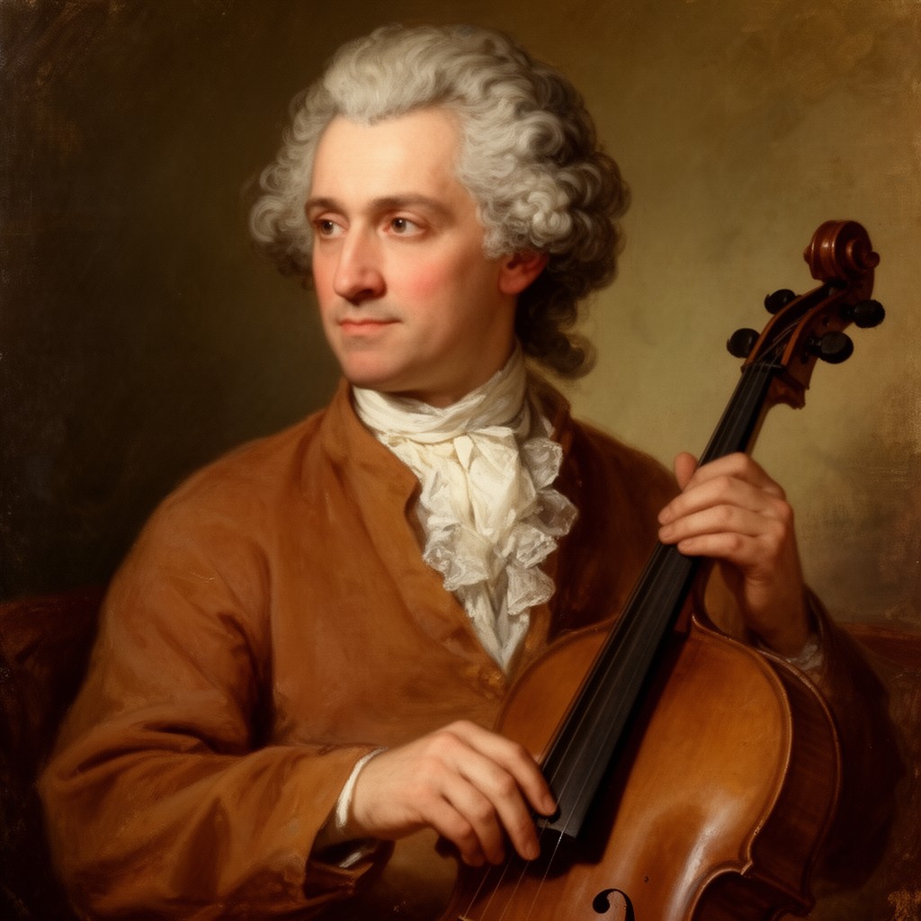 AI-generated illustration of Joseph Haydn