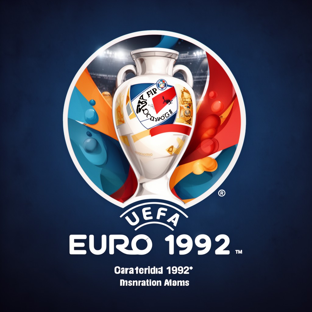 AI-generated illustration of UEFA Euro 1992