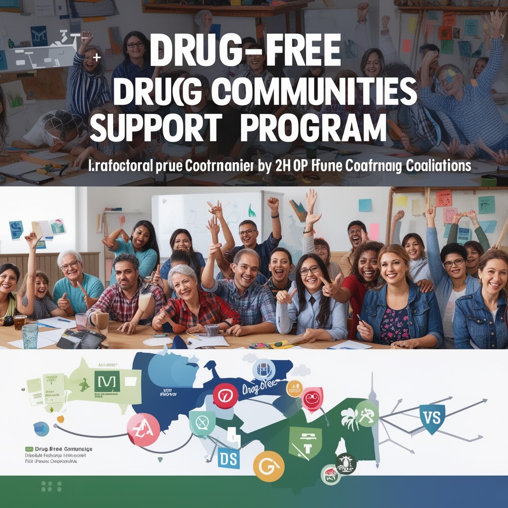 AI-generated illustration of Drug-Free Communities Support Program