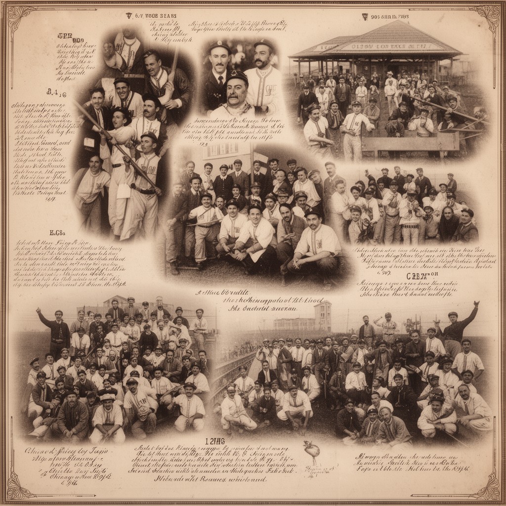 AI-generated illustration of 1906 World Series
