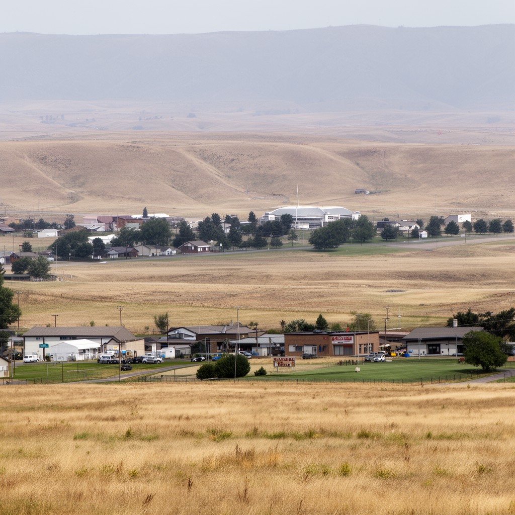 AI-generated illustration of Brown County, South Dakota