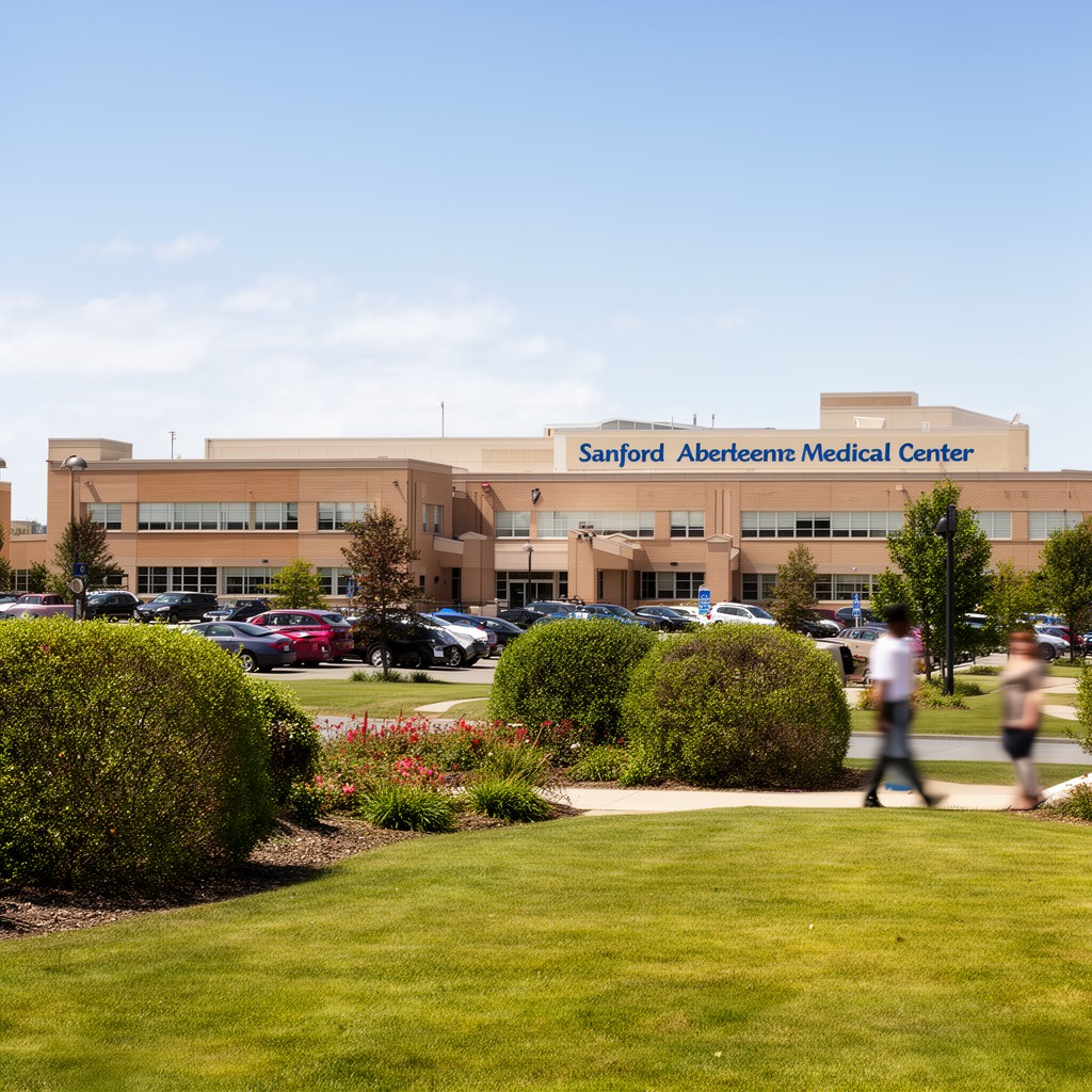 AI-generated illustration of Sanford Aberdeen Medical Center
