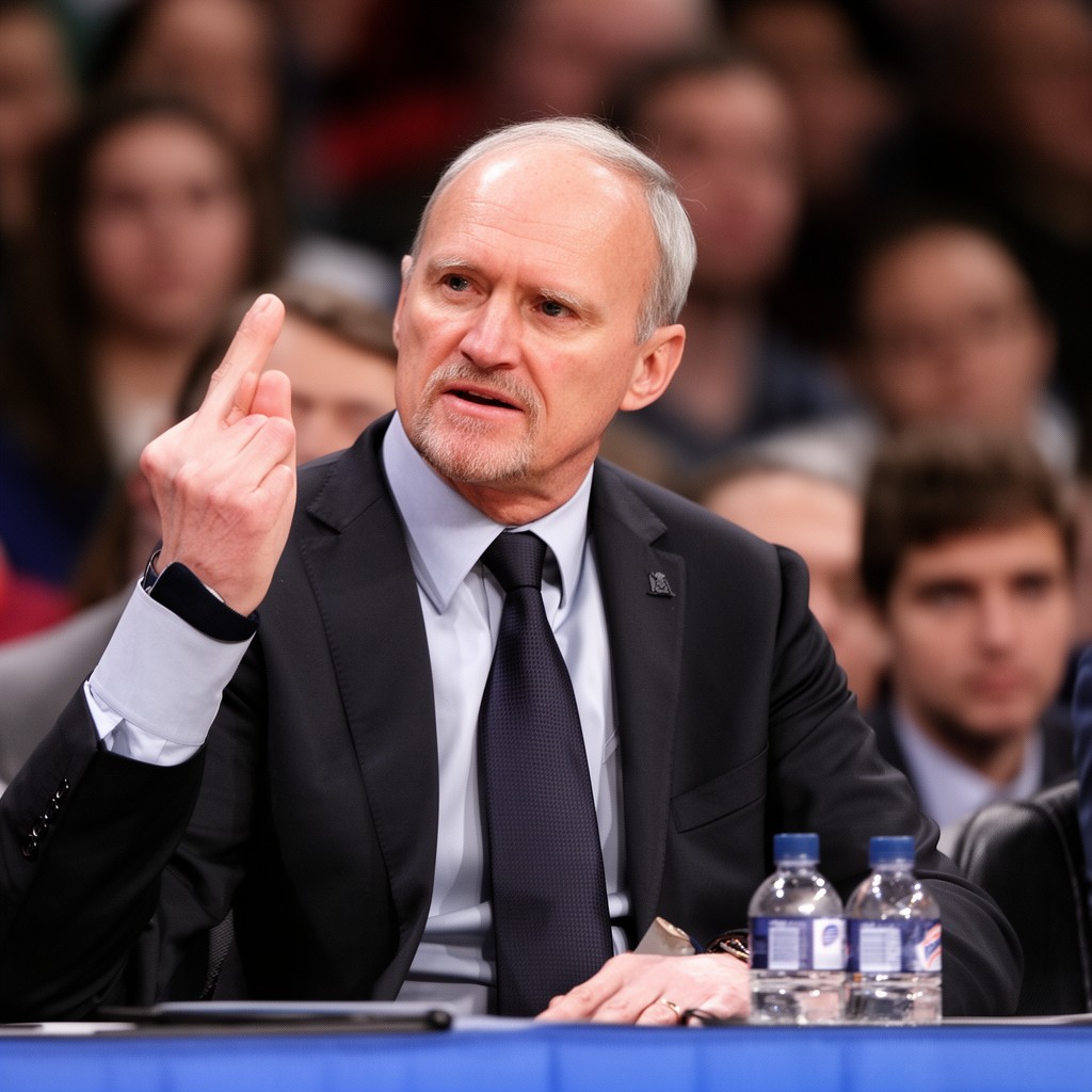 AI-generated illustration of George Karl