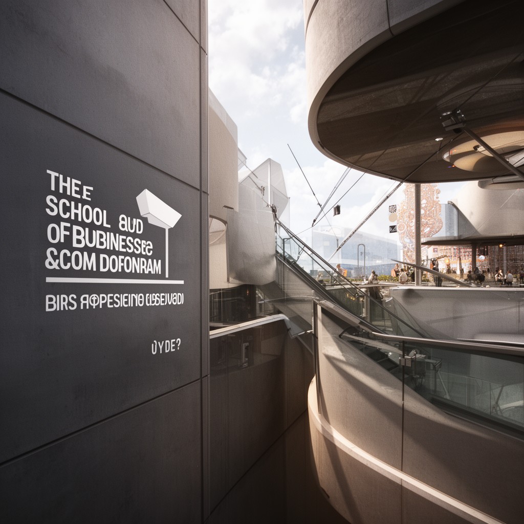 AI-generated illustration of School of Business and Economics
