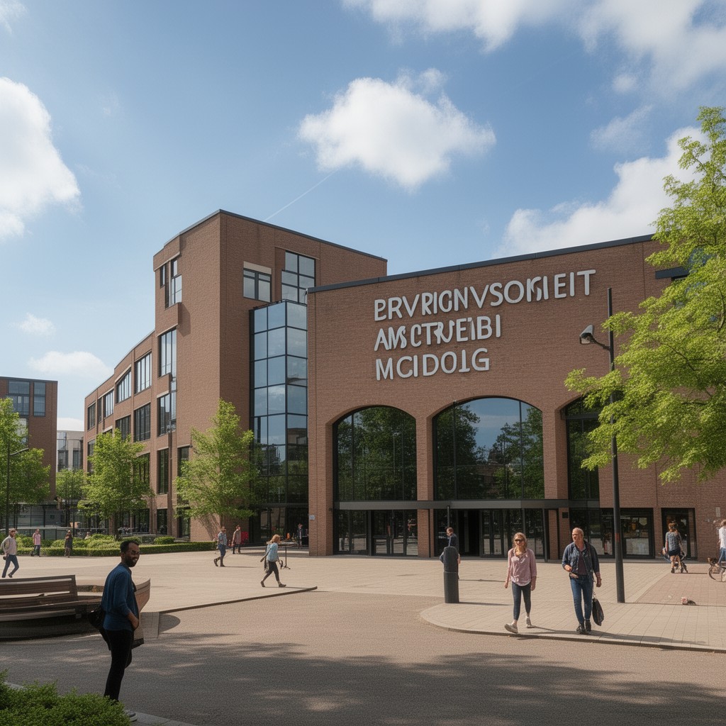 AI-generated illustration of Faculty of Behavioural and Movement Sciences