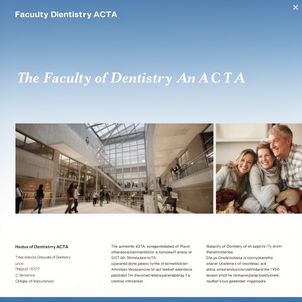 AI-generated illustration of Faculty of Dentistry ACTA