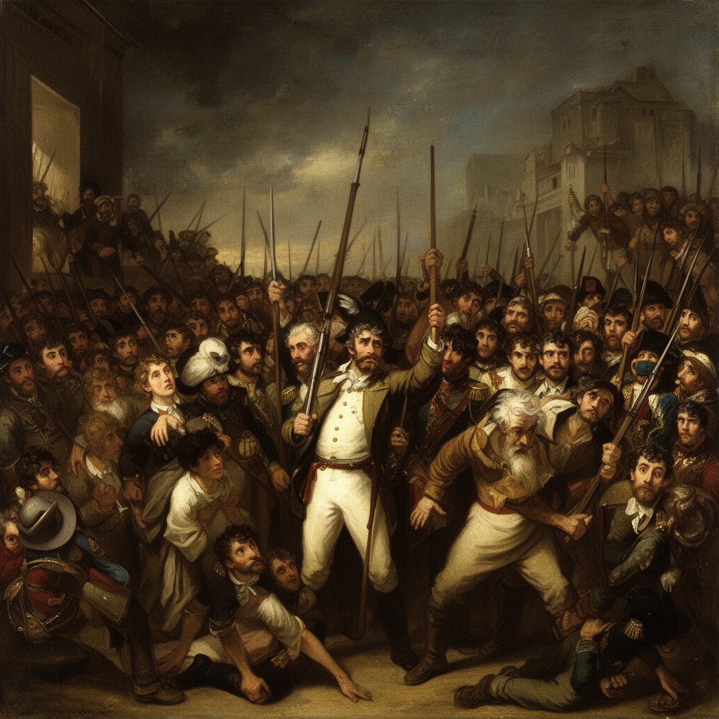 AI-generated illustration of The Third of May 1808