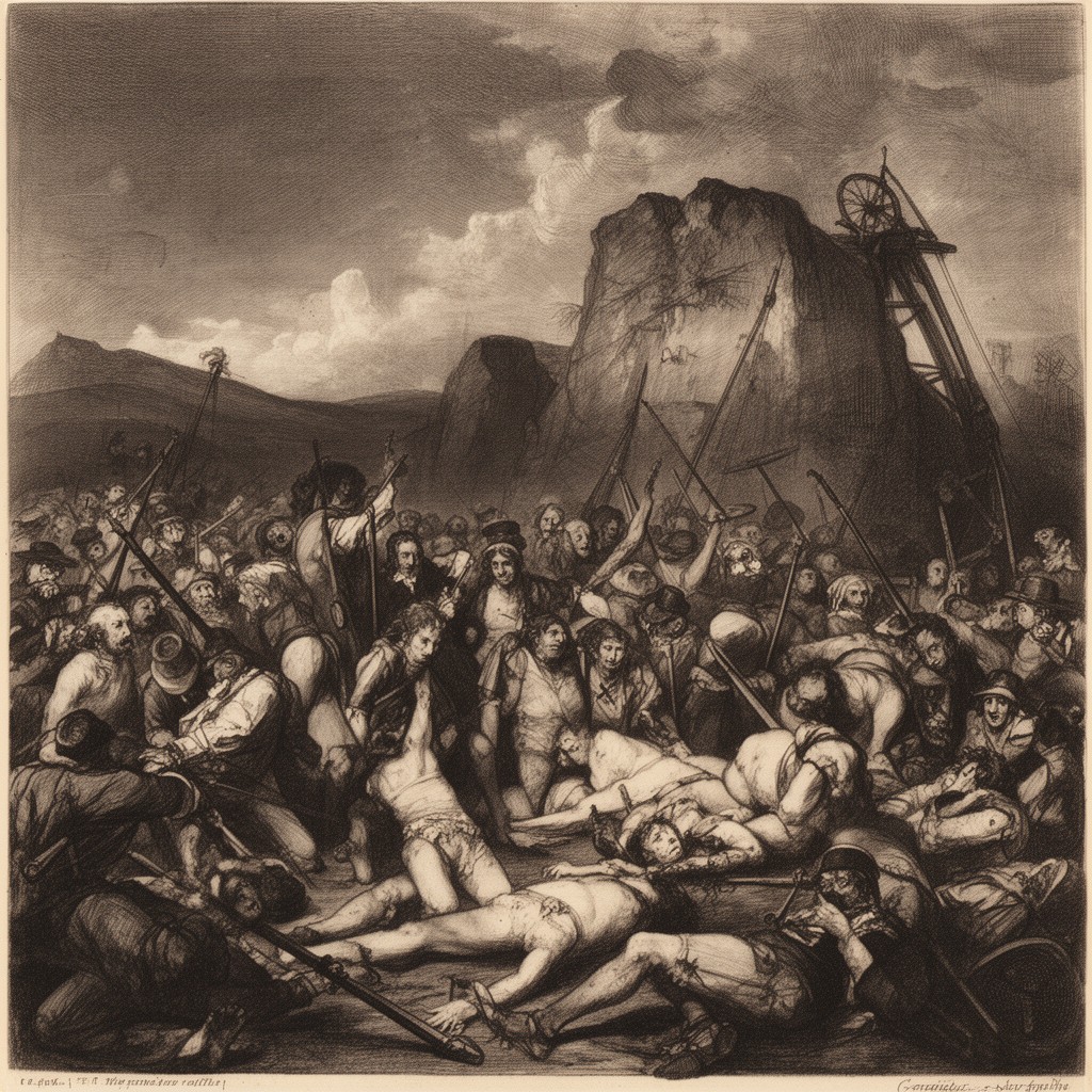 AI-generated illustration of The Disasters of War