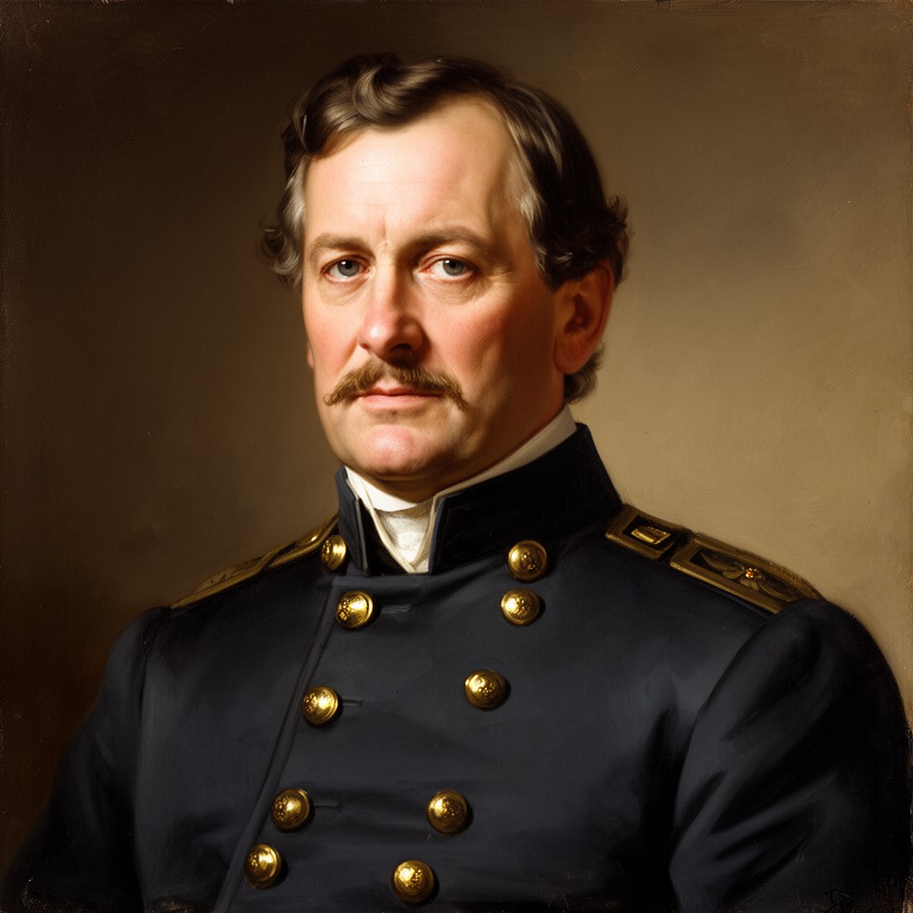 AI-generated illustration of Major Robert Anderson